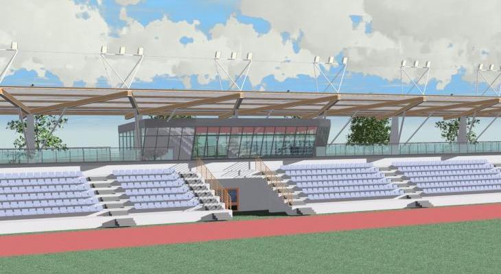 Wizualizacja stadionu lekkoatletycznego w Lublinie.  Źródło: UM Lublin